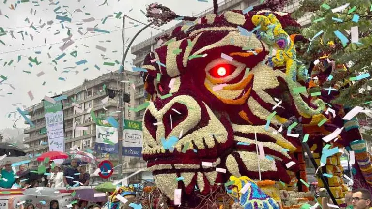 La Batalla de Flores en Laredo.