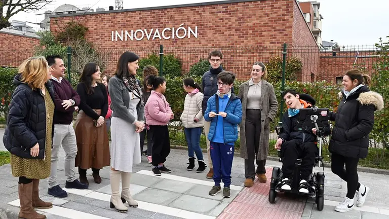 Visita a las obras de accesibilidad y seguridad vial.