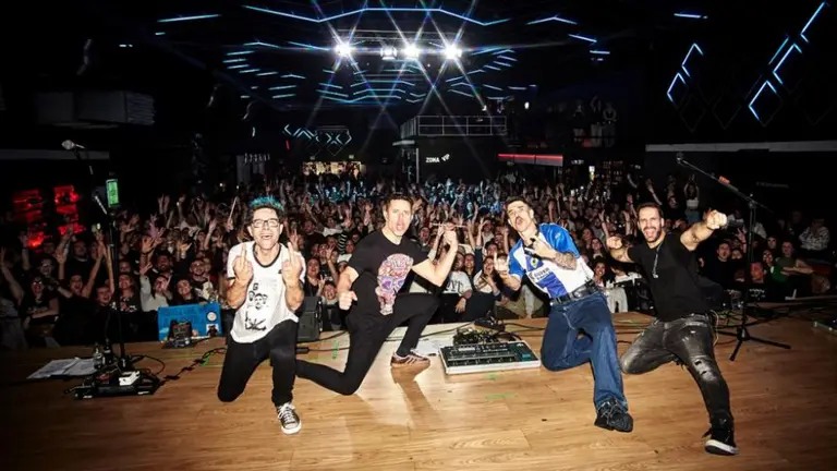 El grupo Pignoise en concierto.