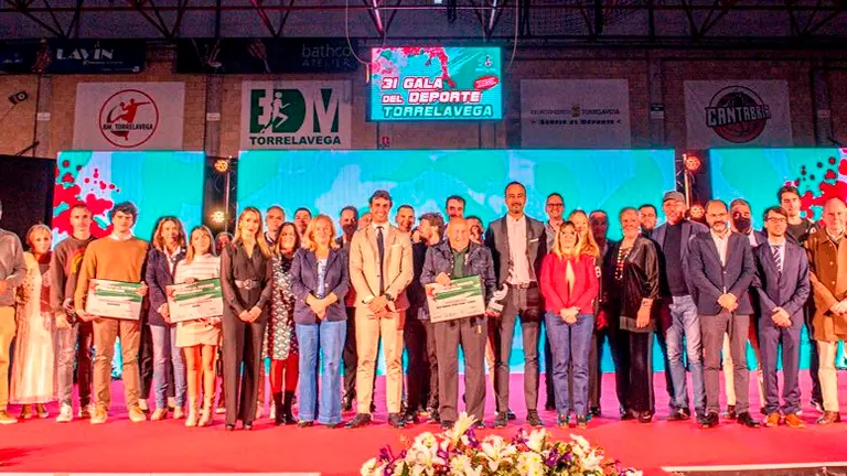 Gala del Deporte en Torrelavega en 2024.