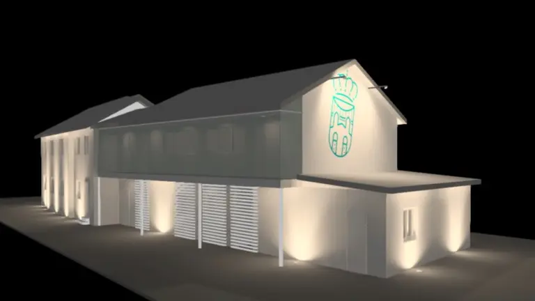 Infografía del nuevo edificio municipal en Boo.