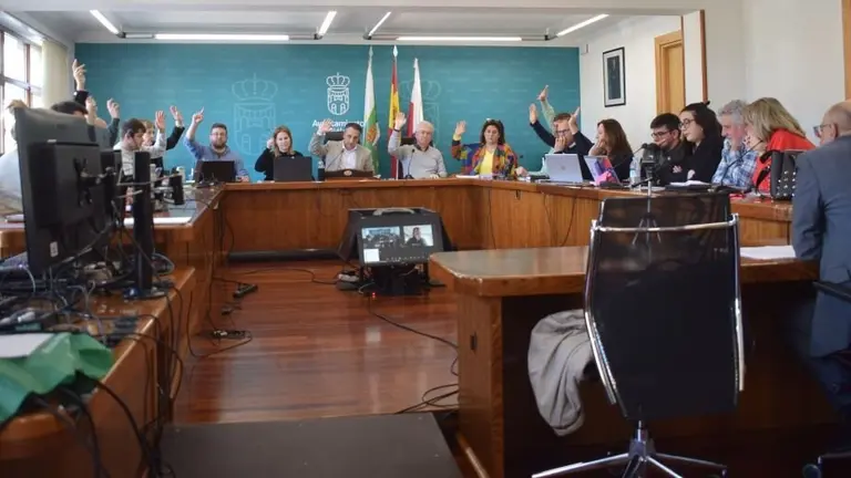 Sesión plenaria en la Casa Consistorial de Piélagos.