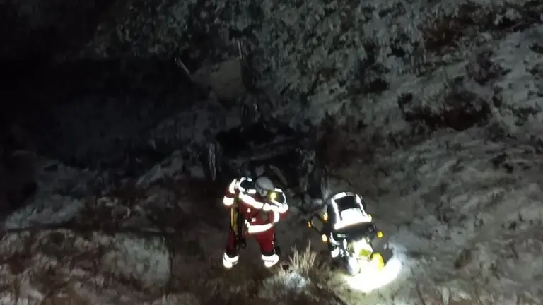 Zona con un desnivel de 300 metros.