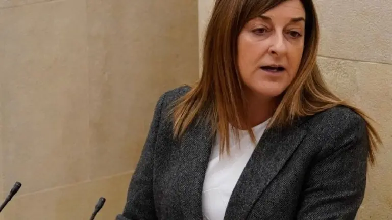 La presidenta  regional, Mar&iacute;a Jos&eacute; S&aacute;enz de Buruaga (PP).