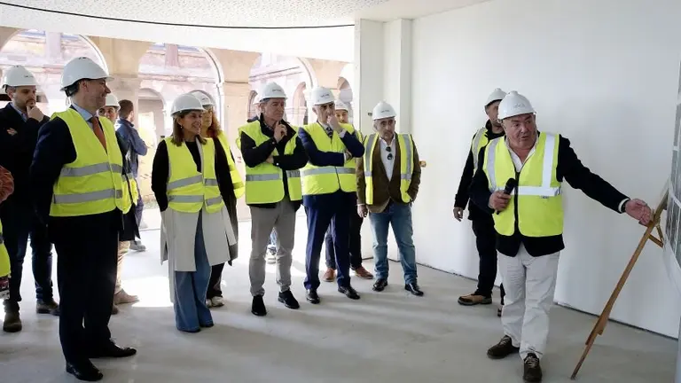 Visita a las obras del Palacio