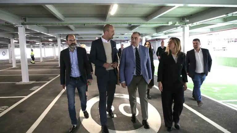 Acto de inauguración del aparcamiento de La Carmencita.