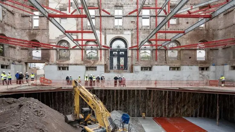 Estado de las obras del Museo Reina Sof&iacute;a.