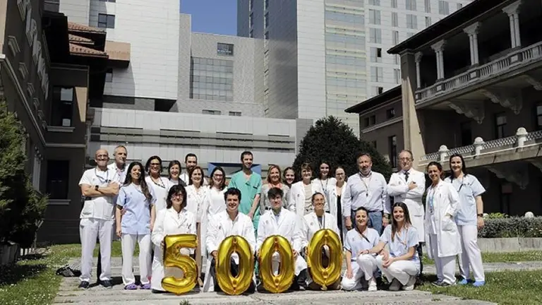 Personal del Hospital Universitario Marqués de Valdecilla.