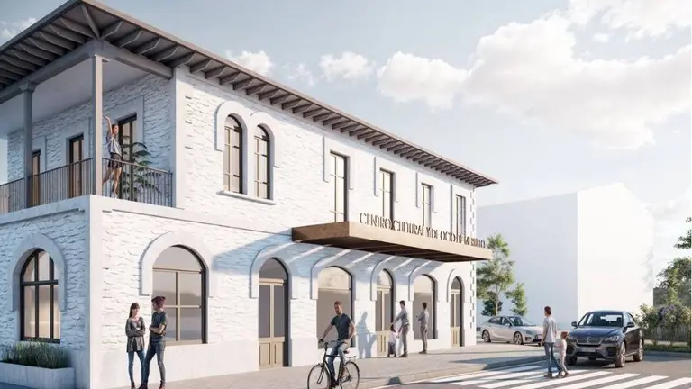 Infografía de la futura Casa de Cultura de Meruelo.