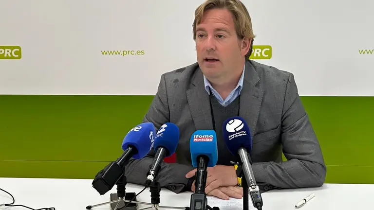 Pablo Diestro en la rueda de prensa.