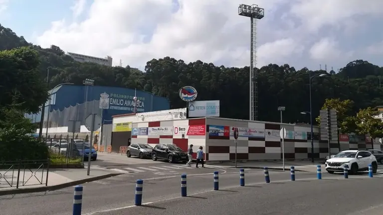 Campo de fútbol de San Lorenzo en Laredo. R.A.
