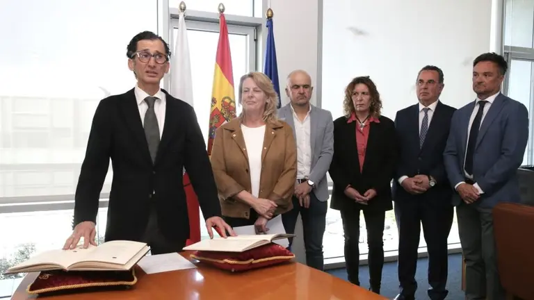 Un momento de la toma de posesión del director General de Ganadería.