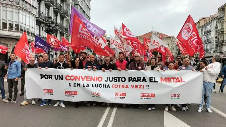 Manifestaci&oacute;n en Santander.