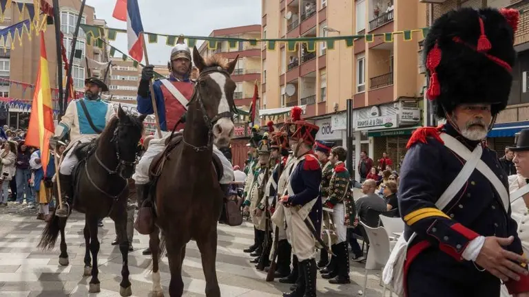 Recreaci&oacute;n hist&oacute;rica en homenaje a Pedro Velarde.