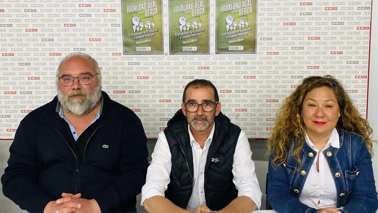 Representantes del Serca en Torrelavega.