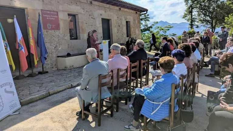 Un momento de reparación en el municipio de Rasines.