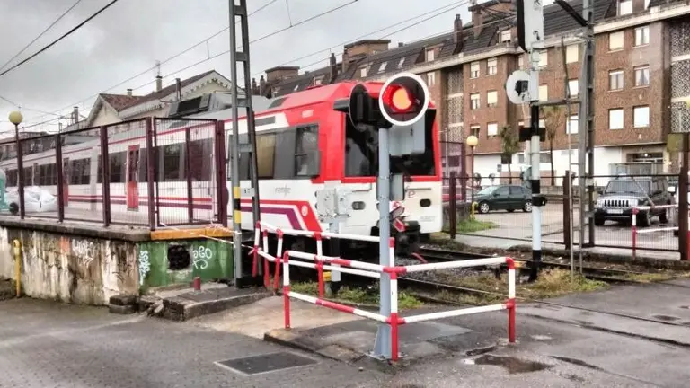 Estación de tren en Reocín. R.A.
