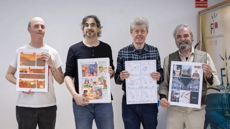 Jurado del Concurso de C&oacute;mic en Torrelavega.