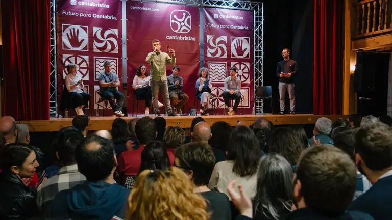 Acto de Cantabristas en Puente San Miguel.