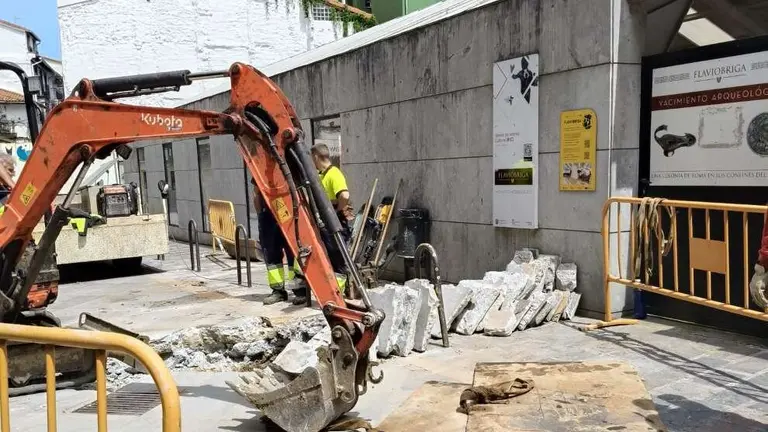 Obras para resolver las inundaciones.