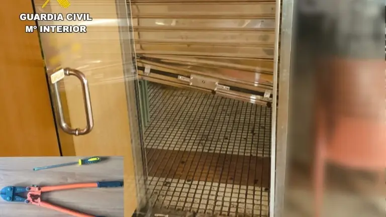 Robo en el establecimiento en Sarón.