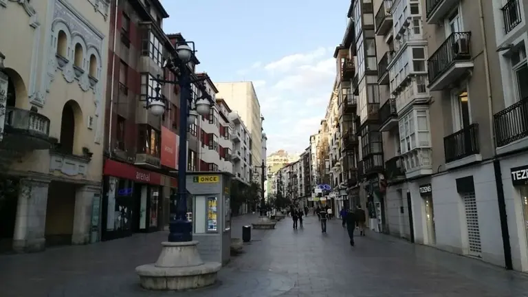 Calle Burgos en Santander. R.A.