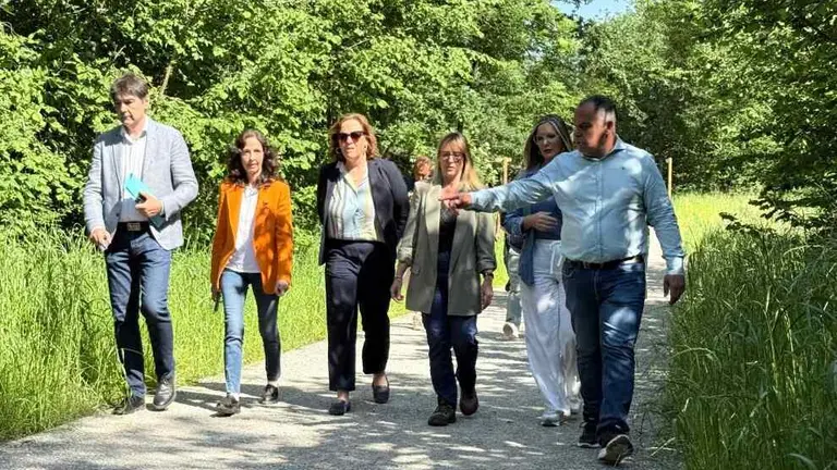 Obras para evitar las inundaciones.