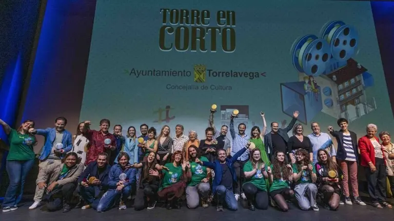 Premiados en la Gala de ayer en Torrelavega.