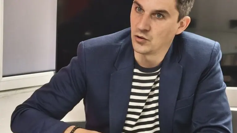 El portavoz del PSOE, Daniel Fernández.