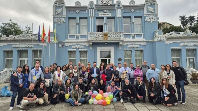 Jóvenes participantes en Eurodesk.