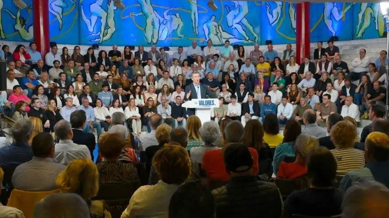 Mitín del PP en Santander.