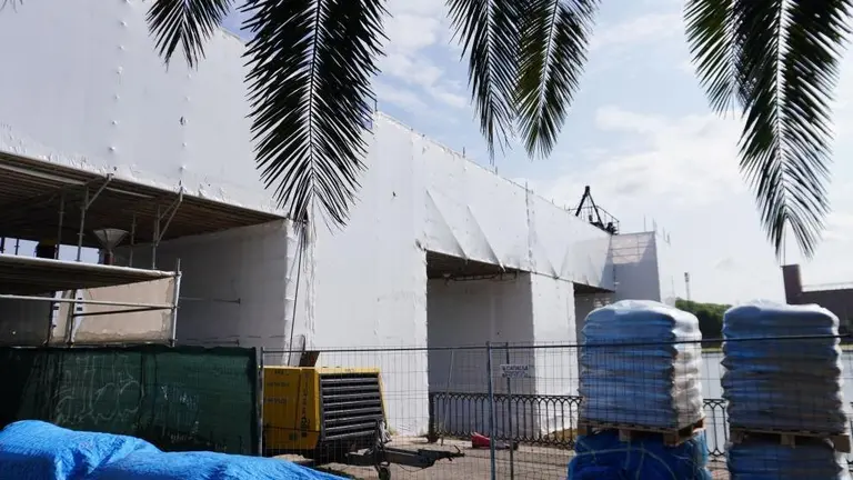 Obras en el Puente de Los Ingleses.