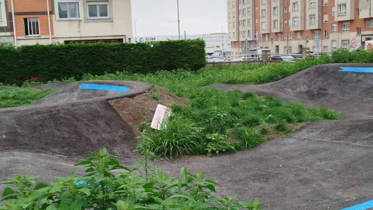 Pump track en Camargo.