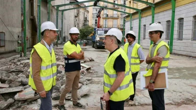 Visita a las obras del instituto San Clara.