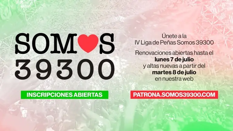 Abiertas las inscripciones para las pe&ntilde;as.