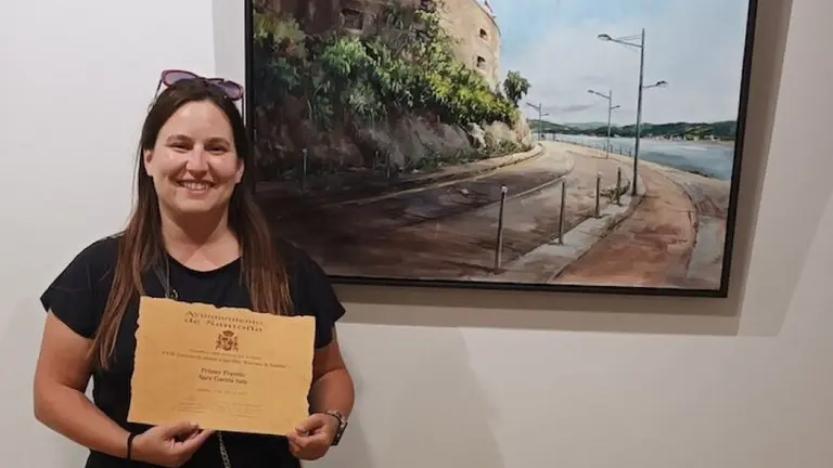 La artista Zara Garc&iacute;a Saiz.