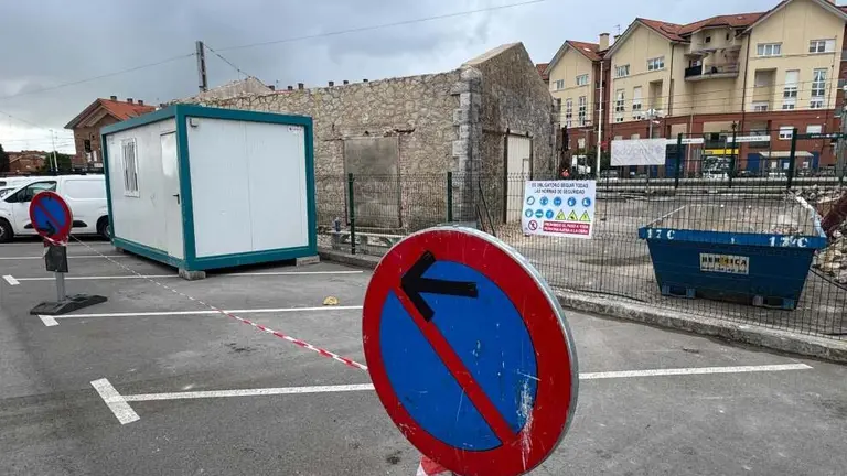 Obras en el almacén de ADIF.