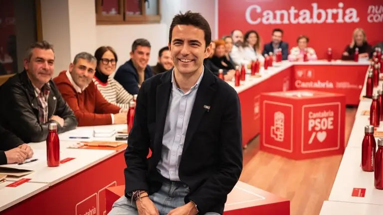 Pedro Casares en la Comisión Ejecutiva Autonómica.