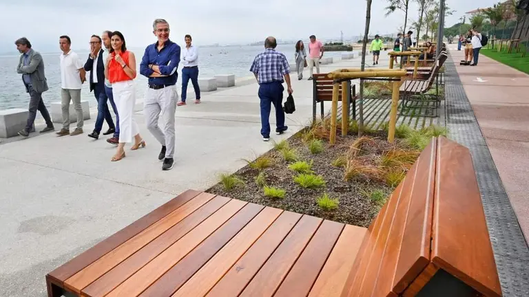 Inauguraci&oacute;n de la primera fase del paseo desde Gamazo a Los Peligros.