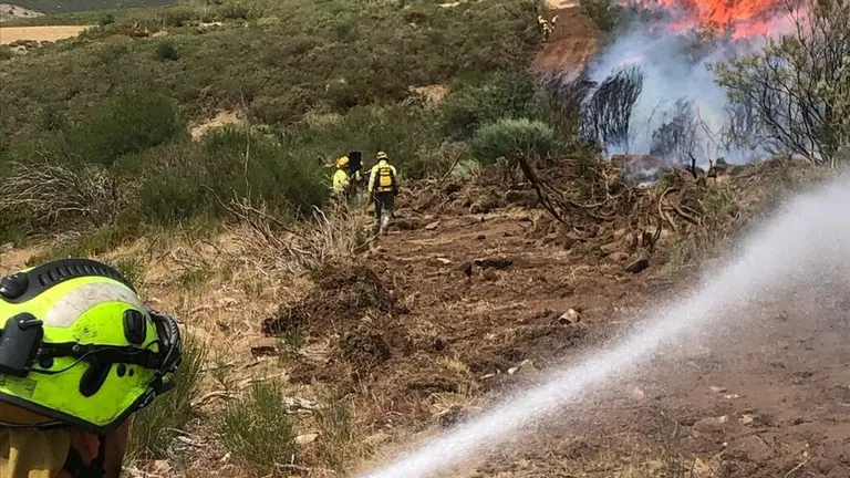 Incendios en San Glorio.