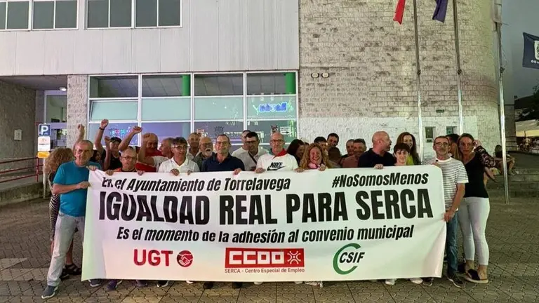 Movilización de la plantilla del Serca.