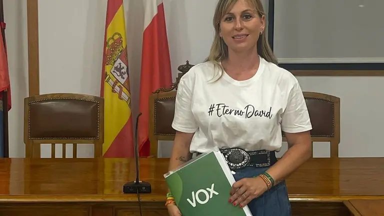 La concejala de Vox en Medio Cudeyo, María Luisa Jorrín.