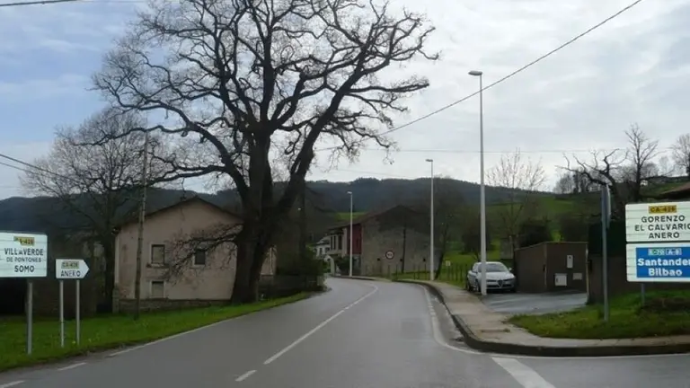 Vías de comunicación en Hoz de Anero. R.A.