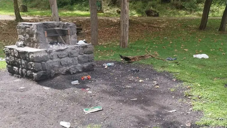 Suciedad en este paraje.