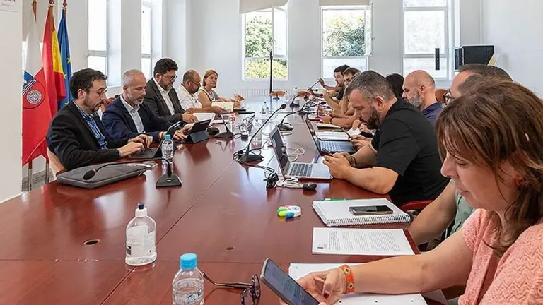 Reunión para las negociaciones.