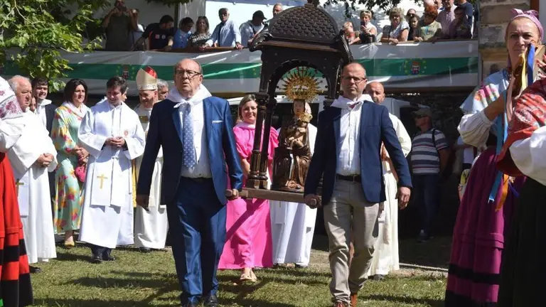 Procesi&oacute;n en el D&iacute;a Grande de las fiestas.