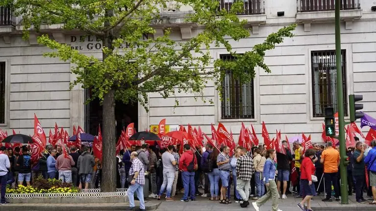 Concentración en Santander de los sindicatos.