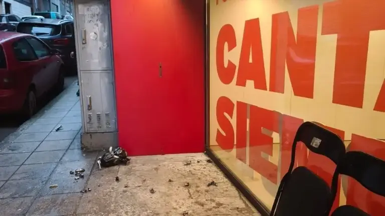 Sede del PSOE en Santander.