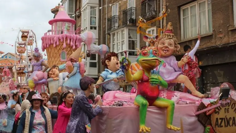 Carroza ganadora en Reinosa.