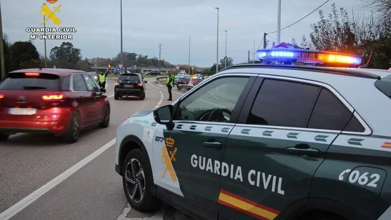 Control de la Guardia Civil.